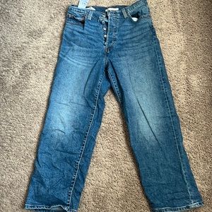 Levi’s Ribcage Straight Ankle Jeans, W 29